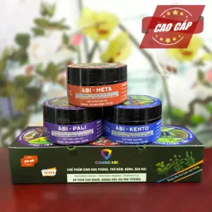 Combo chế phẩm sinh học phòng, trị nấm đốm đen, vàng lá, thối nhũn, thán thư, sâu xanh, rệp mềm…