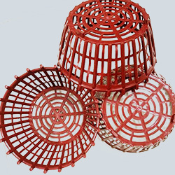 Set 5 chậu nhựa trồng lan có nan phụ – Φ25 cm