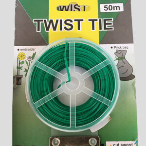 Cuộn dây cột lan bọc nhựa (kèm đầu cắt) TWIST TIE – Cuộn 50m