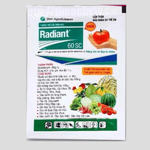 Thuốc trừ sâu sinh học Radiant 60SC (đặc trị bọ trĩ; các loại sâu xanh, sâu tơ, sâu vẽ bùa) – Gói